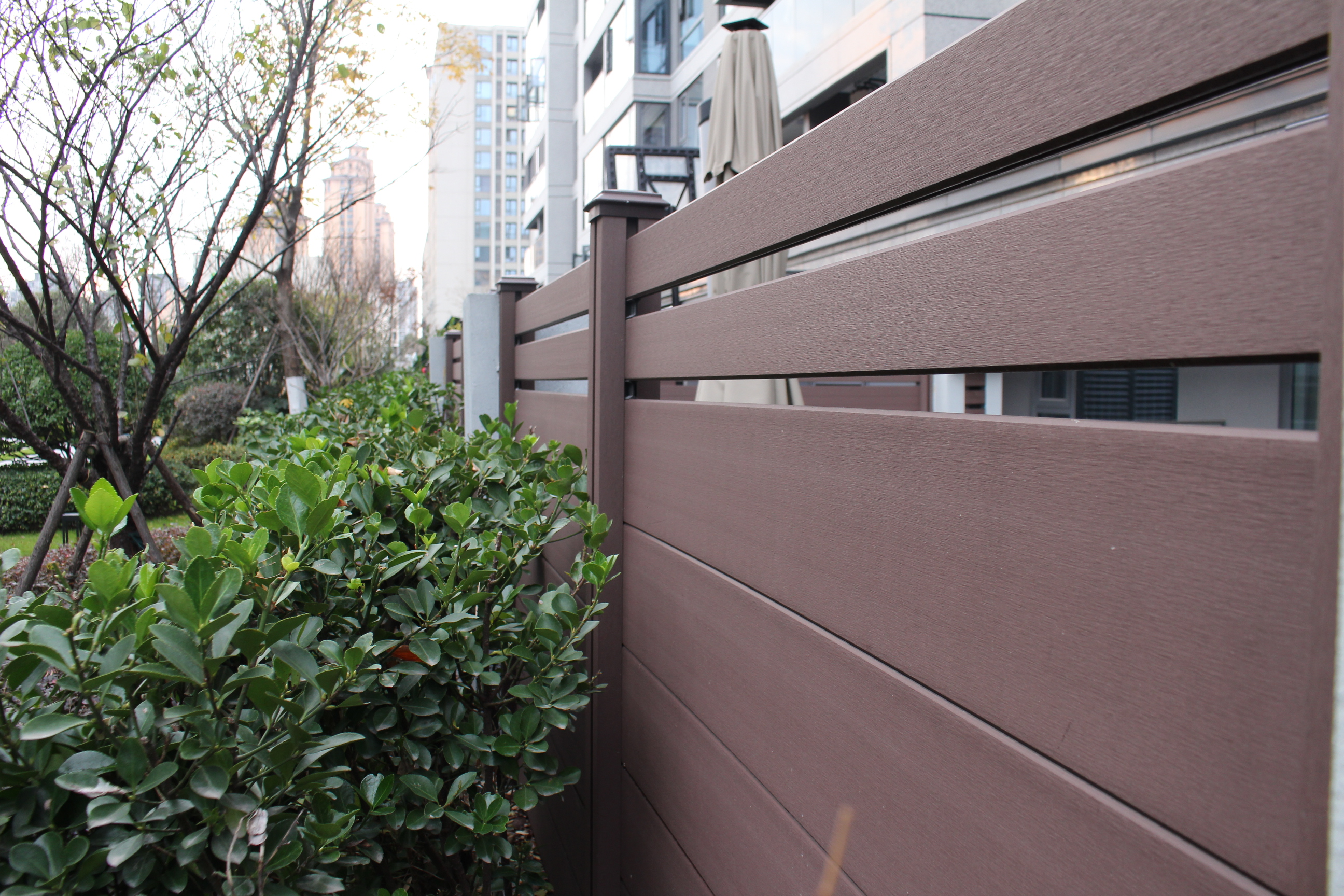 Wood Plastic Composite WPC Garden Fencing