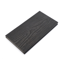 Solid Embossed WPC Wood Plastic Composite Decking With Wood Grain