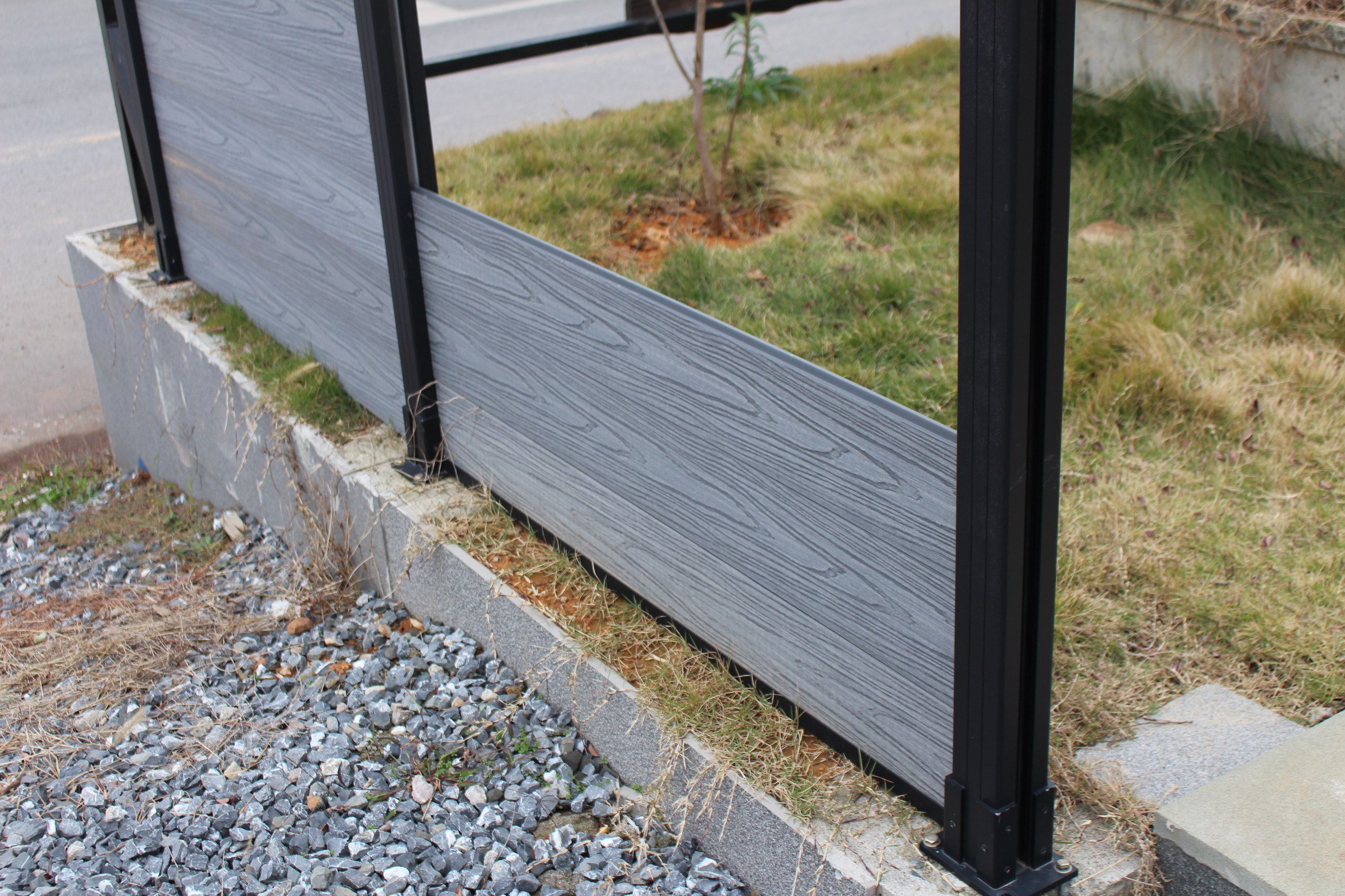WPC Waterproof Fence Aluminum Fencing 