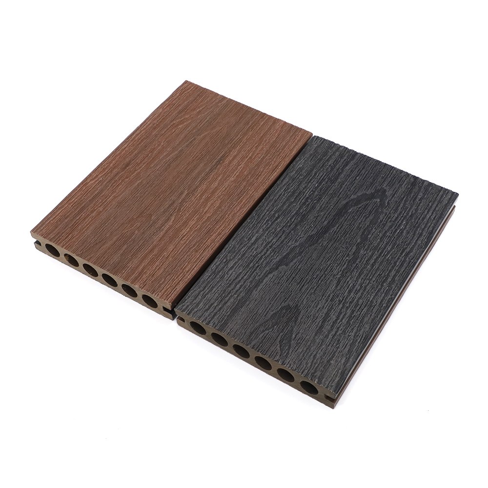 Hollow WPC Double Color Co-extrusion Composite Decking Board