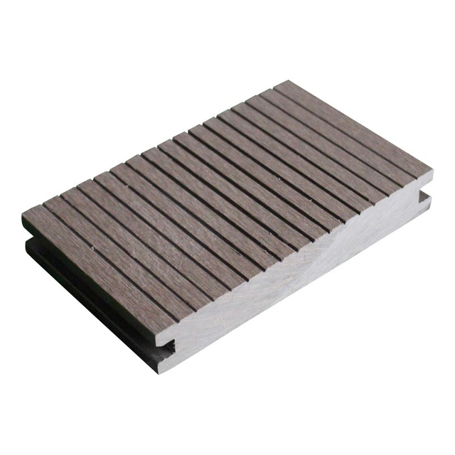 Solid WPC Decking Wood Plastic Composite Flooring Board