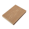 Solid Embossed WPC Wood Plastic Composite Decking With Wood Grain